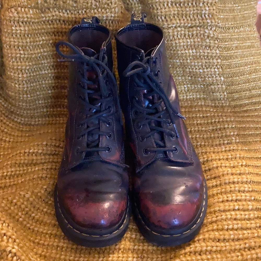 Doc Marten’s Cherry Red Arcadia Boots